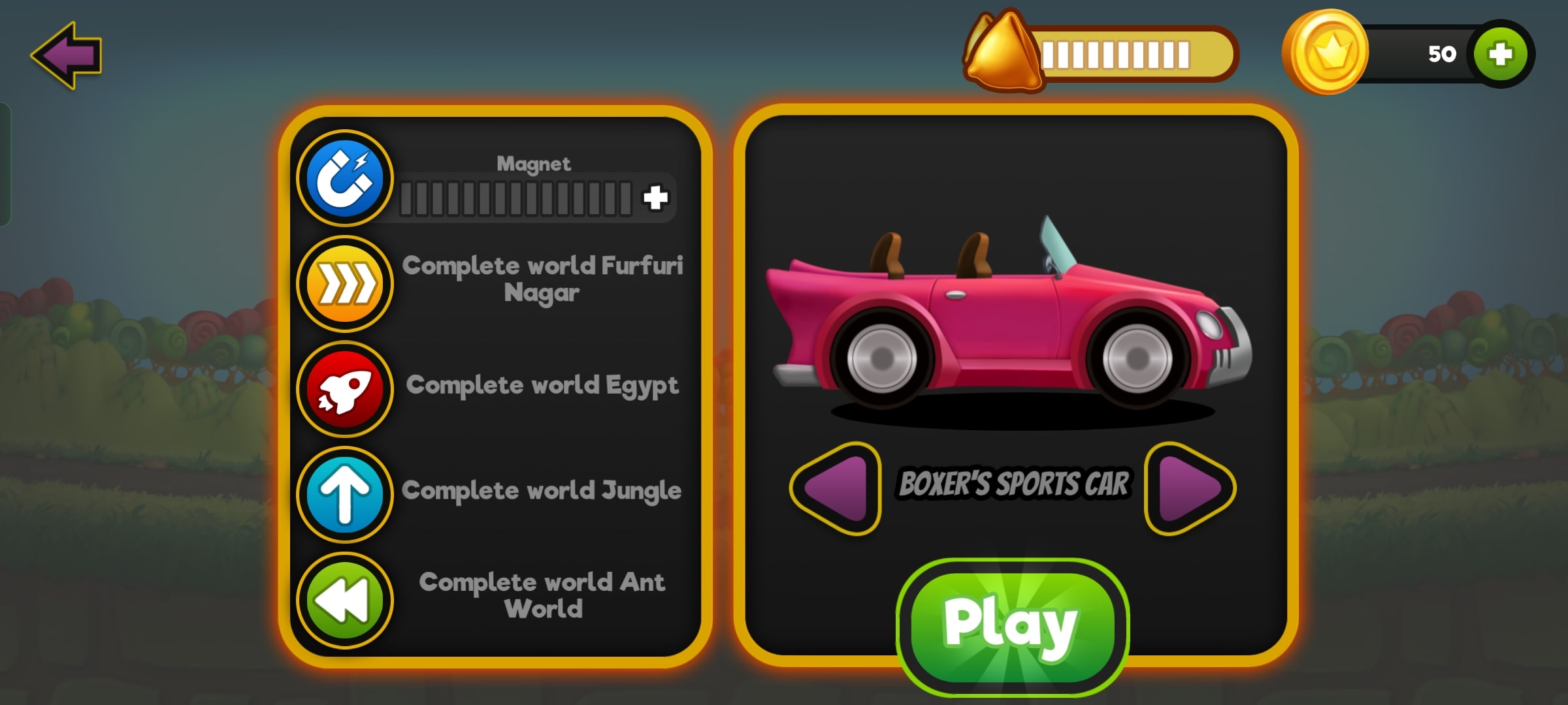 Unlock all Vehicle in Motu Patlu Speed Racing MOD APK