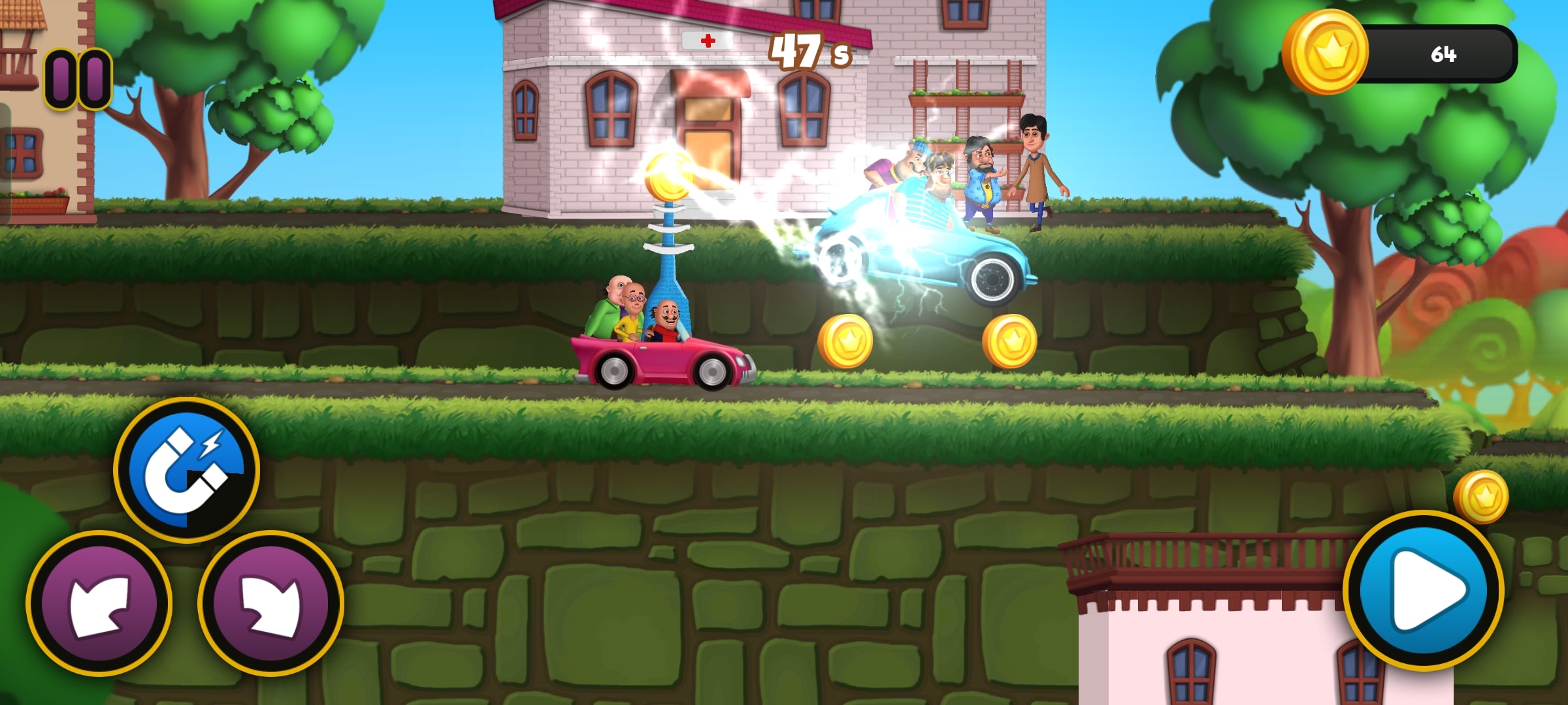 Enjoy the Optimize Graphics In Motu Patlu Speed Racing MOD 