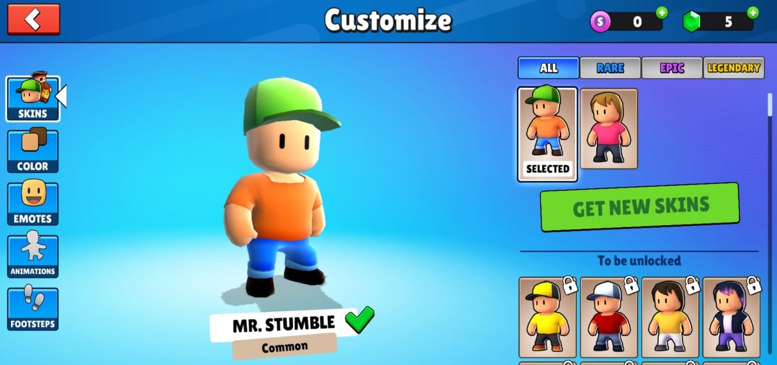 Customize Character in Stumble Guys mod