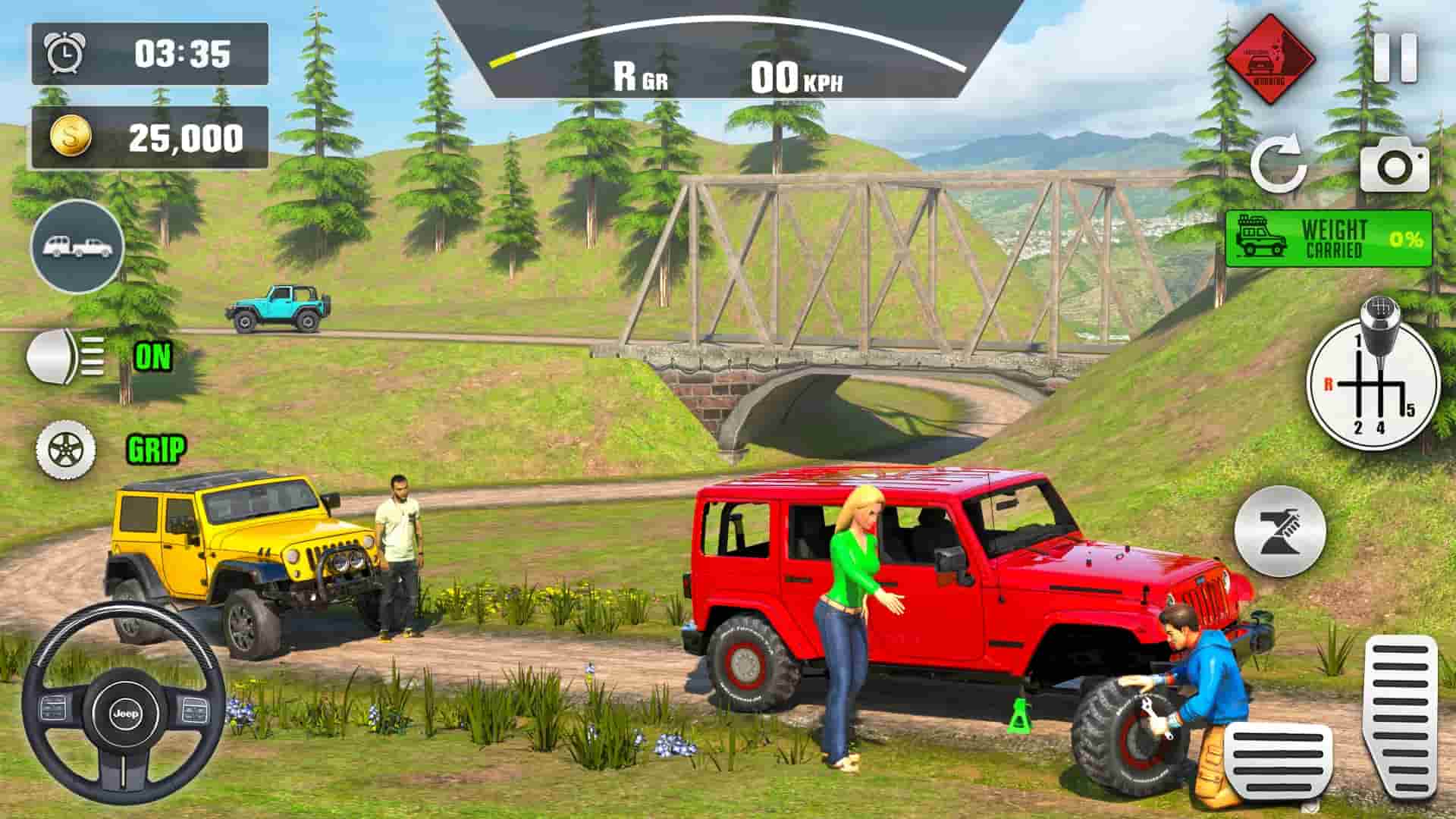 Amazing Graphics Of Offroad Jeep Driving MOD APK