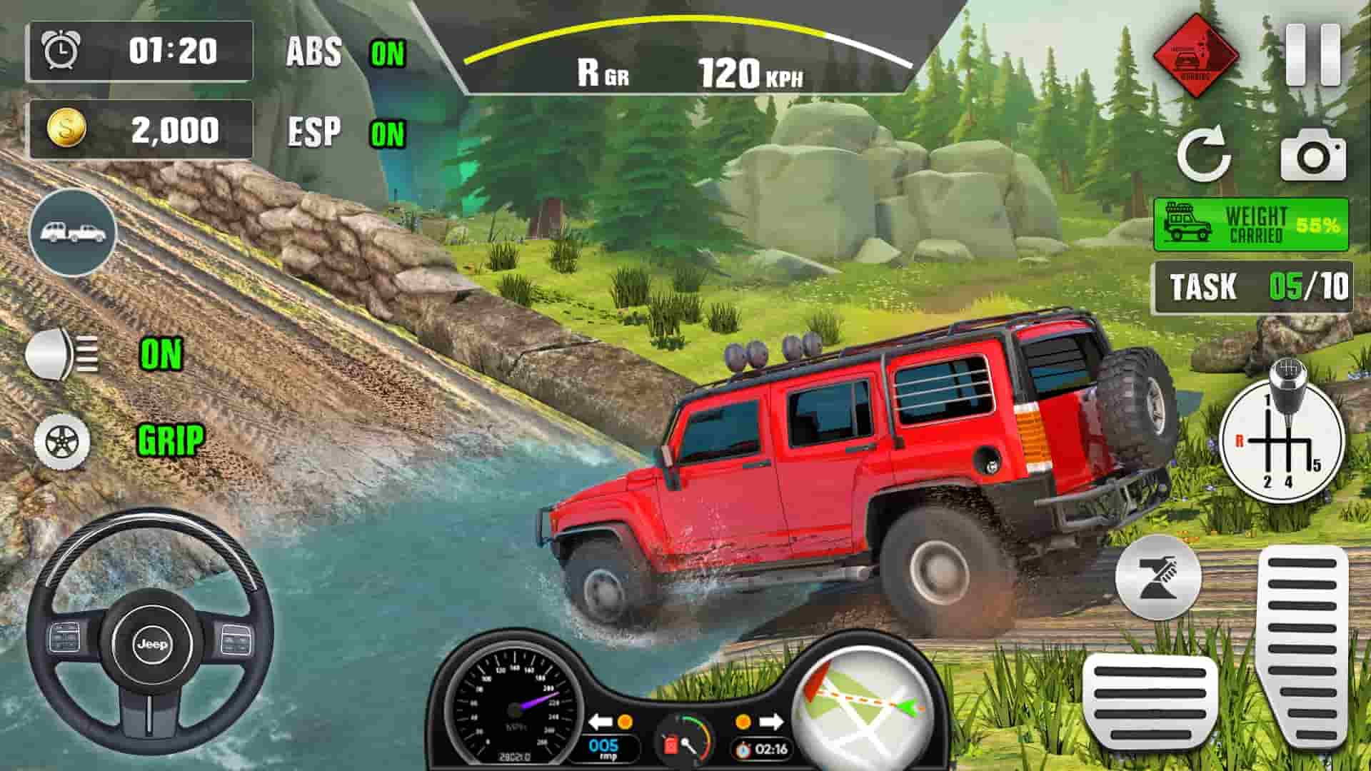 Offroad Jeep Driving & Parking MOD APK