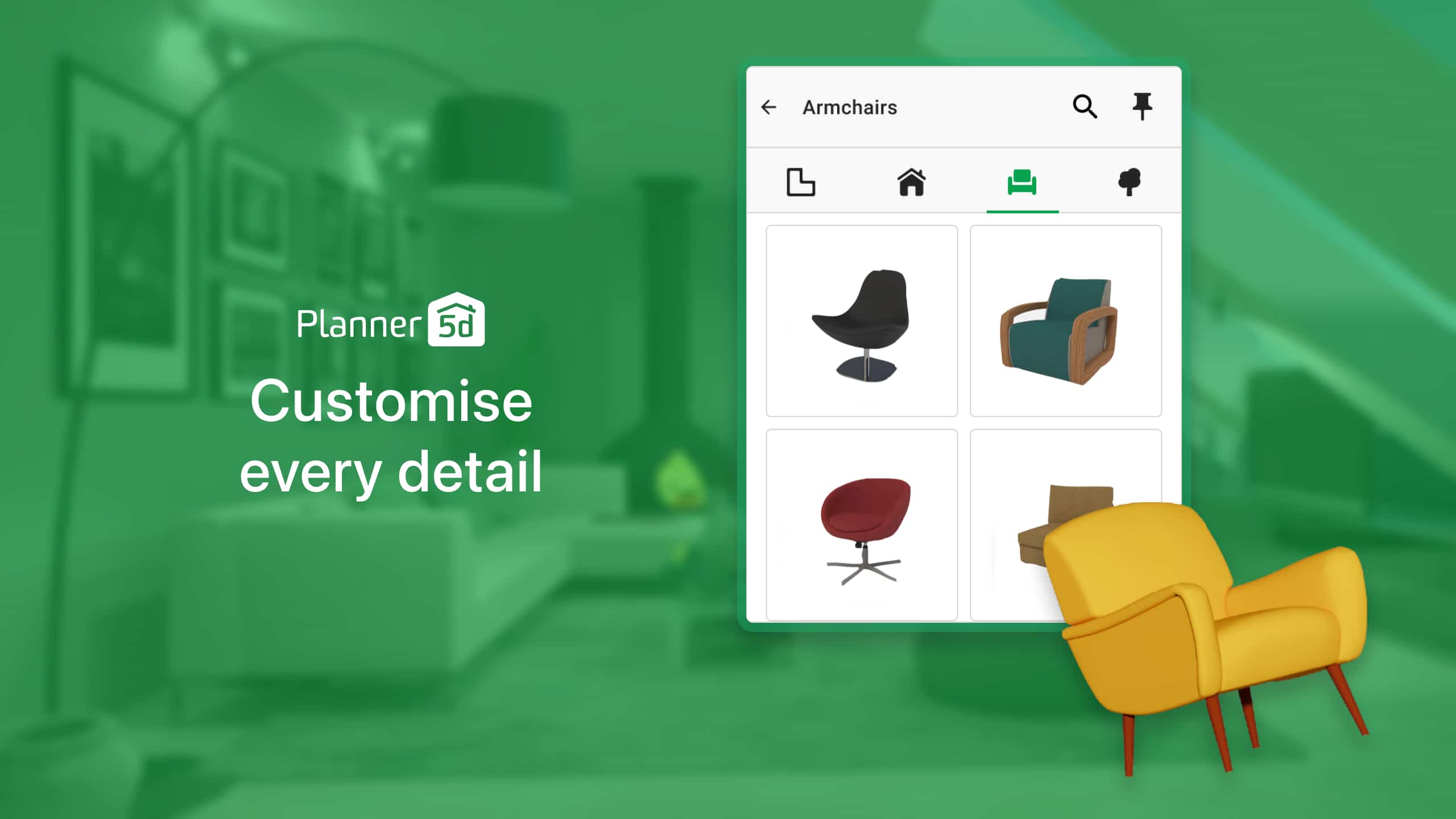 Customize Your Design in Planner 5D MOD APK 