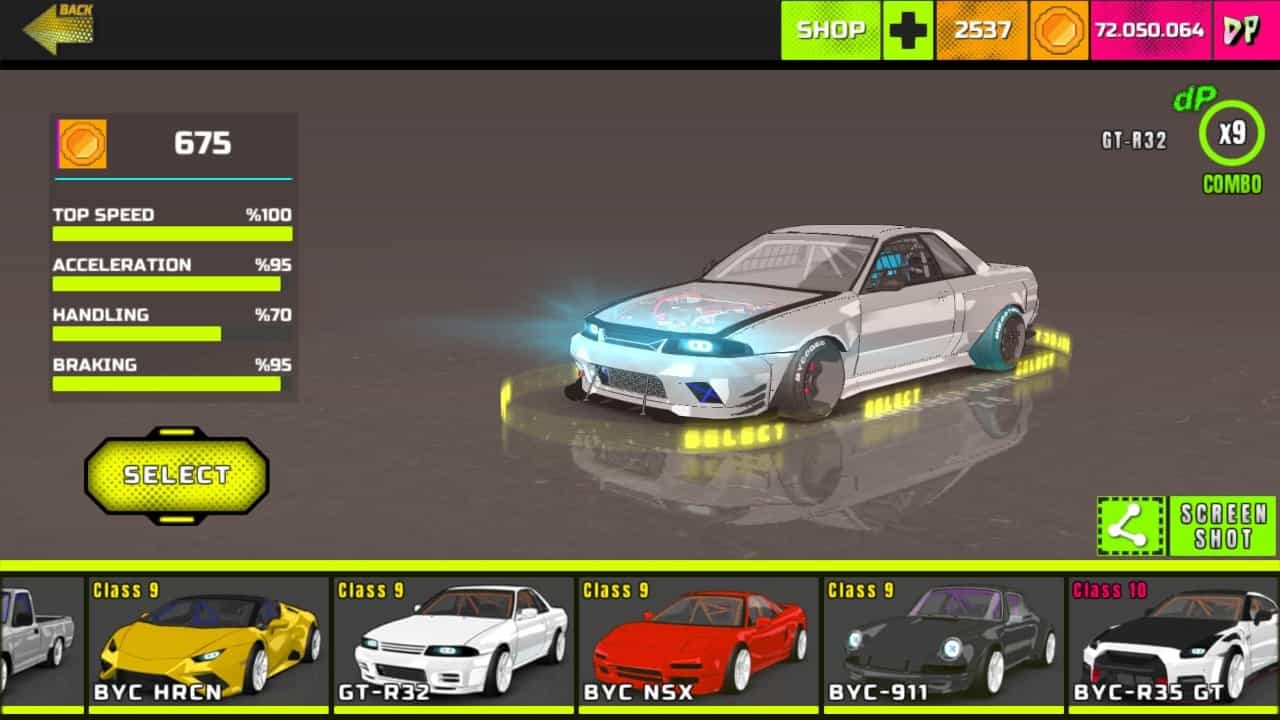 Unlock All Features of Project Drift 2.0 MOD 