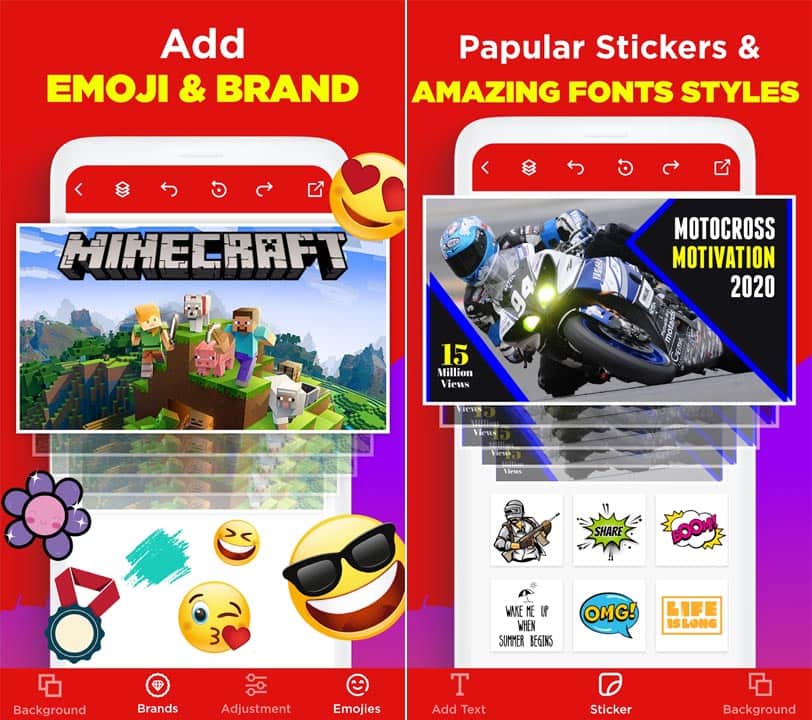 Use Unique Features of Thumbnail Maker MOD APK