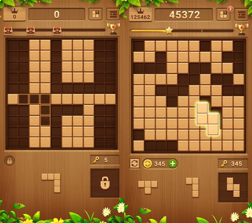 Install the Wood Block Puzzle MOD APK