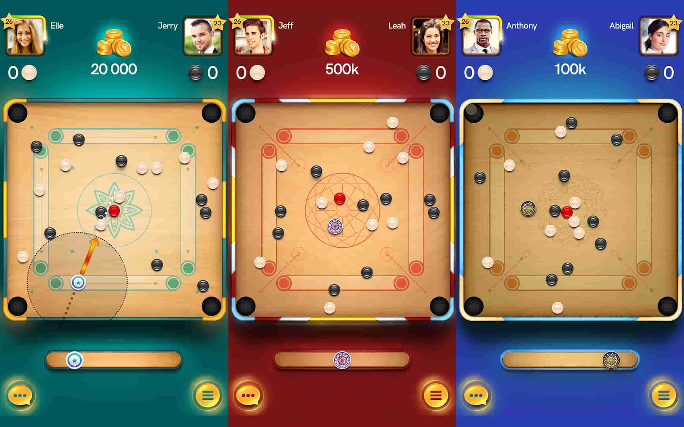 Unlocked All Features in Carrom Pool MOD APK
