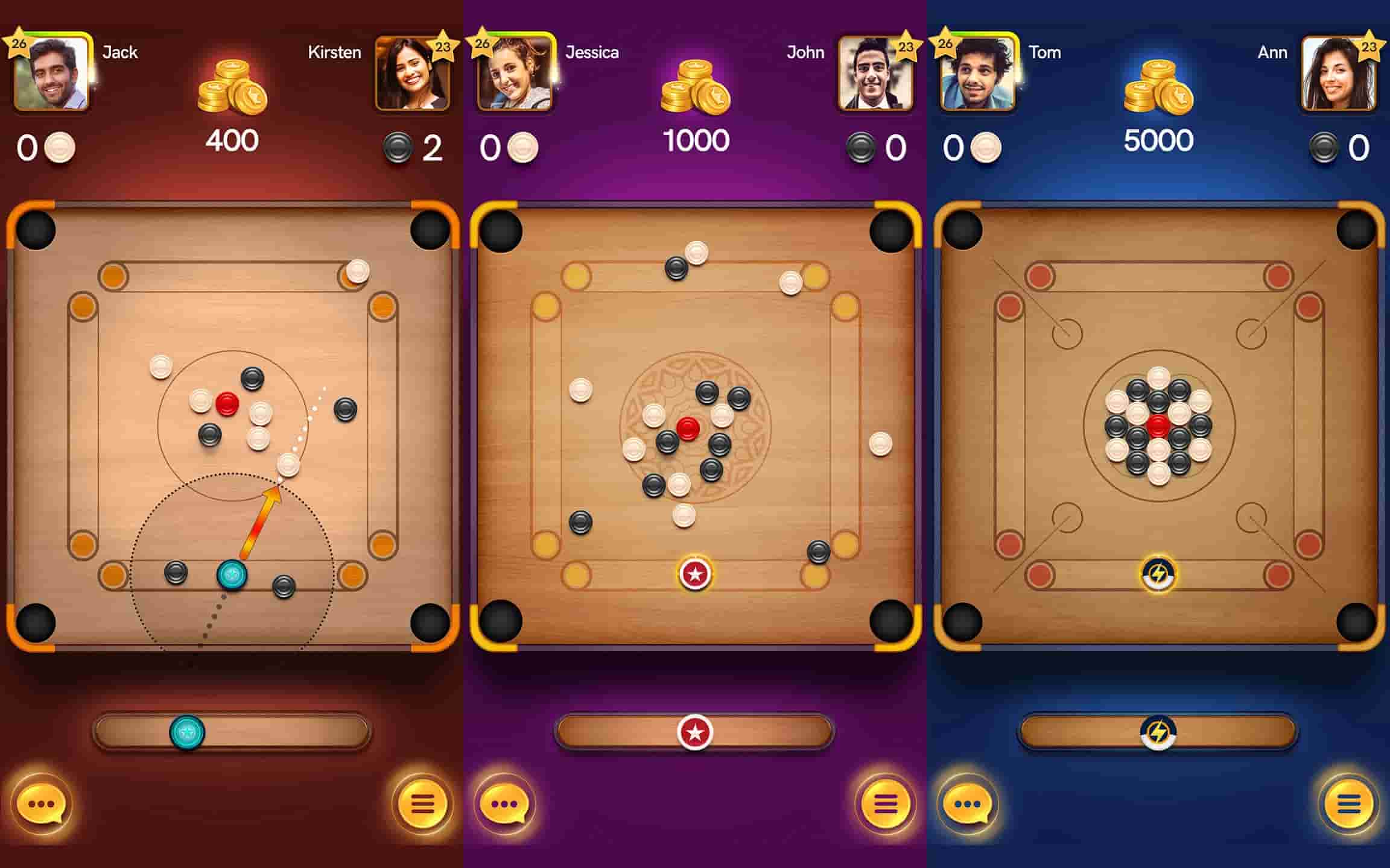 Amazing Features of Carrom Pool MOD 