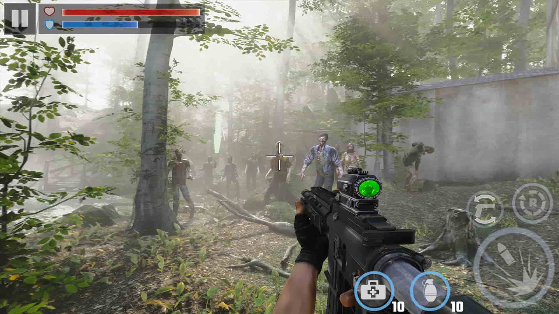 Kill the Zombies in Dead Target MOD APK