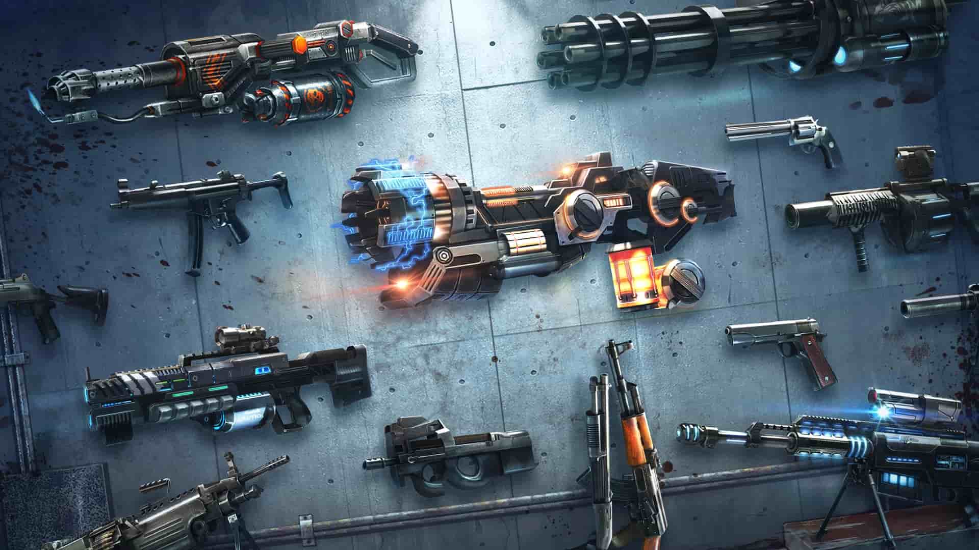 Unlocked All Guns of Dead Target MOD APK