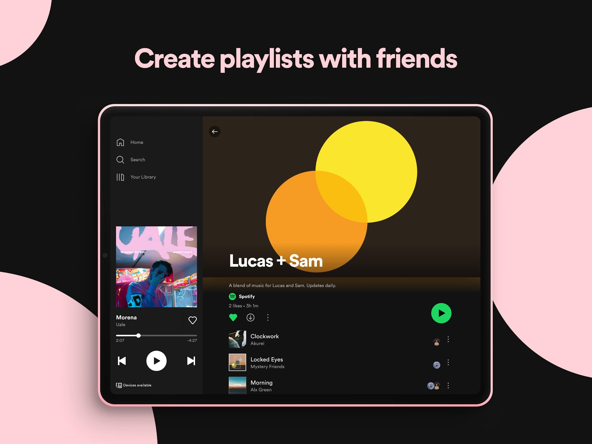 Create your own Playlists Spotify MOD APK